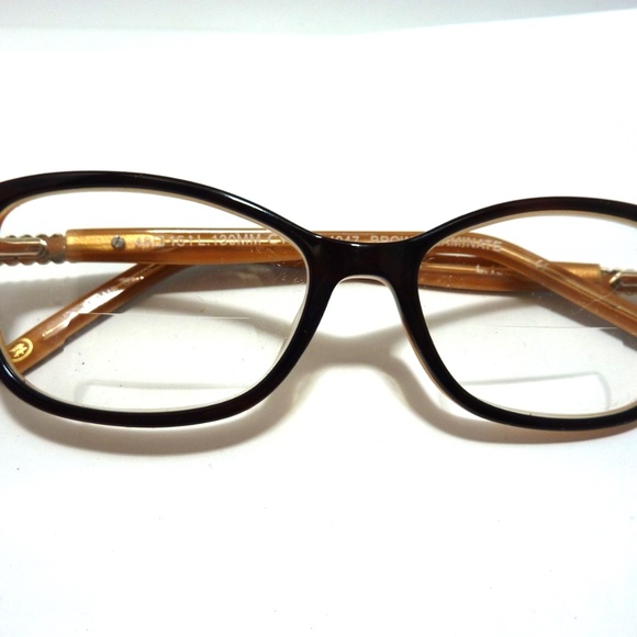 JESSICA MCCLINTOCK JMC4047 Brown Laminate FRAME eyeglasses 49-15-130 - Picture 2 of 5